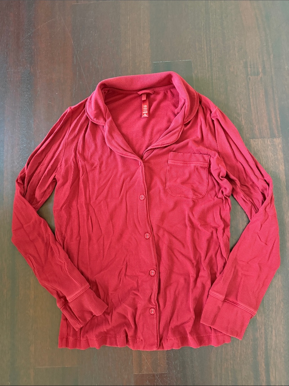 Skims Soft Lounge Sleep Set Size XS Red